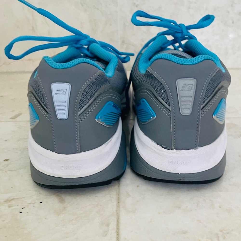 NEW BALANCE {10.5} Running Shoe 1540v3 Gray and Blue - Picture 7 of 12